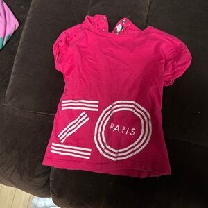Kenzo authentic girls T shirt pink size 3